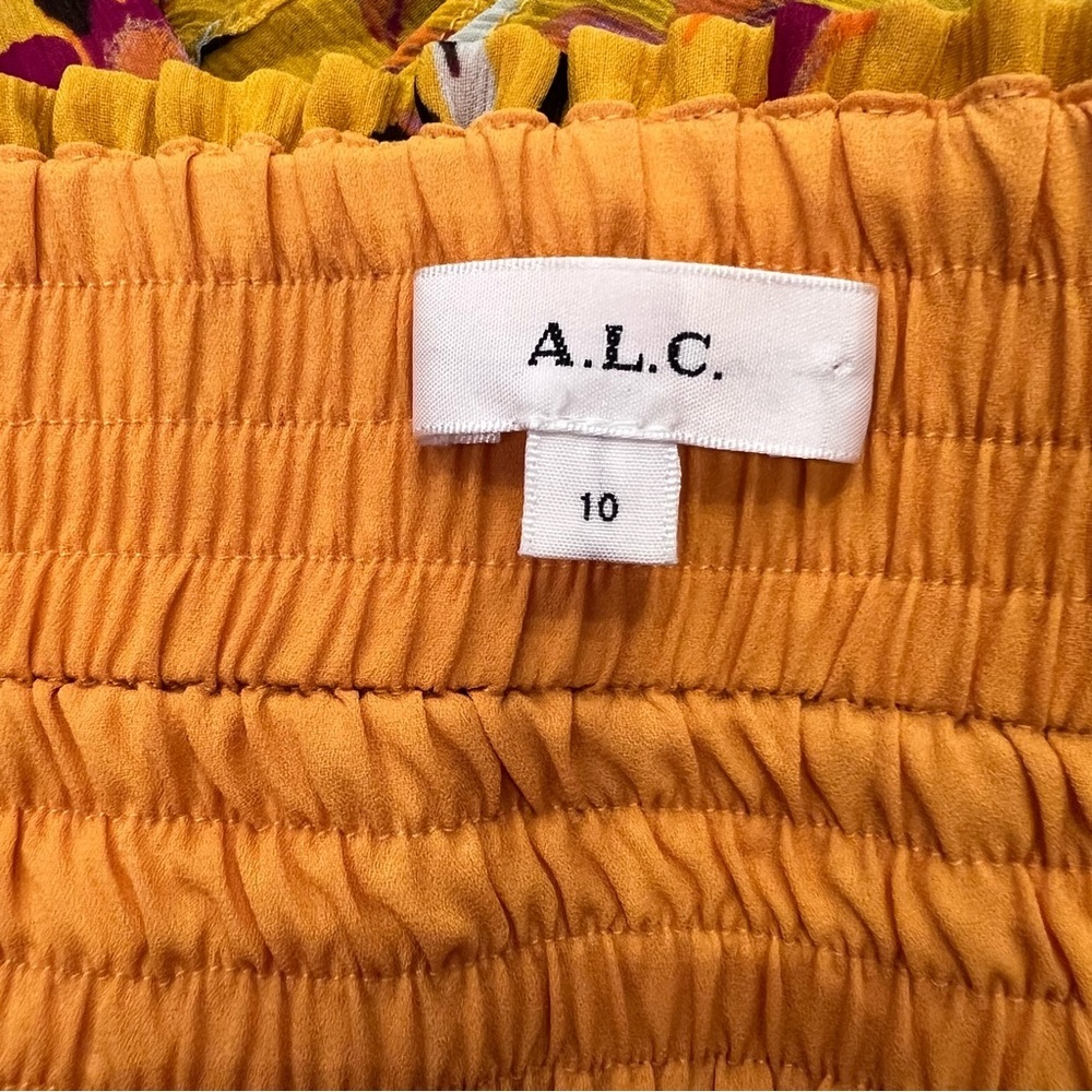 A.L.C. Vera Silk Floral Multicolor Skirt - Picture 3 of 4